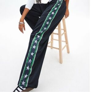 Urban Outfitters BDG Black Track Star Tricot Pant